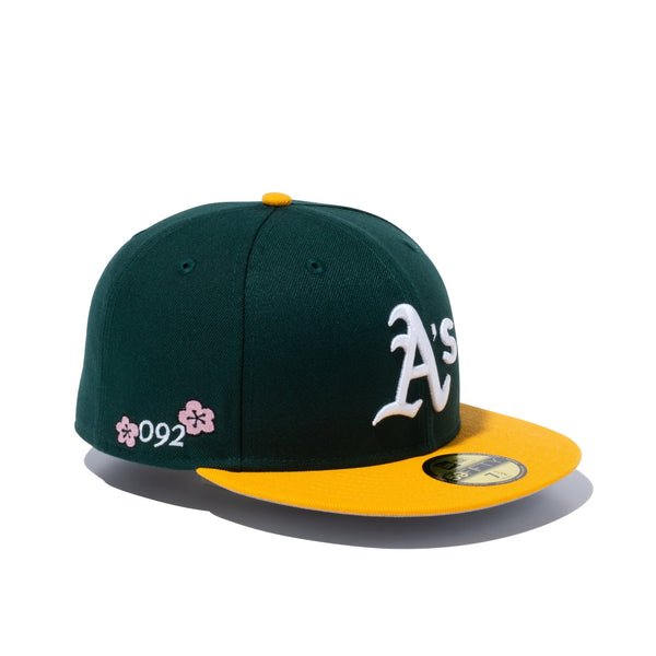 ニューエラ アスレチックス 59FIFTY ネイビー 花　ブルーム　記念　象ロゴ 2025年最新】アスレチックス キャップ ゾウの人気アイテム