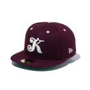 NEW ERA KOBE LIMITED | 59FIFTY Kロゴ マルーン - 14133714-700 | NEW ERA ニューエラ公式オンラインストア