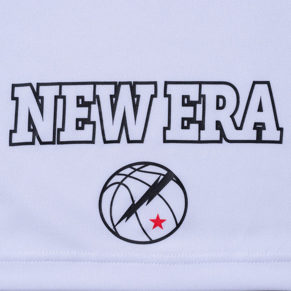 ハーフパンツ NEW ERA サンダーロゴ バスケットボール ホワイト【NEW ERA BASKETBALL】 - 12852940-S | NEW ERA ニューエラ公式オンラインストア