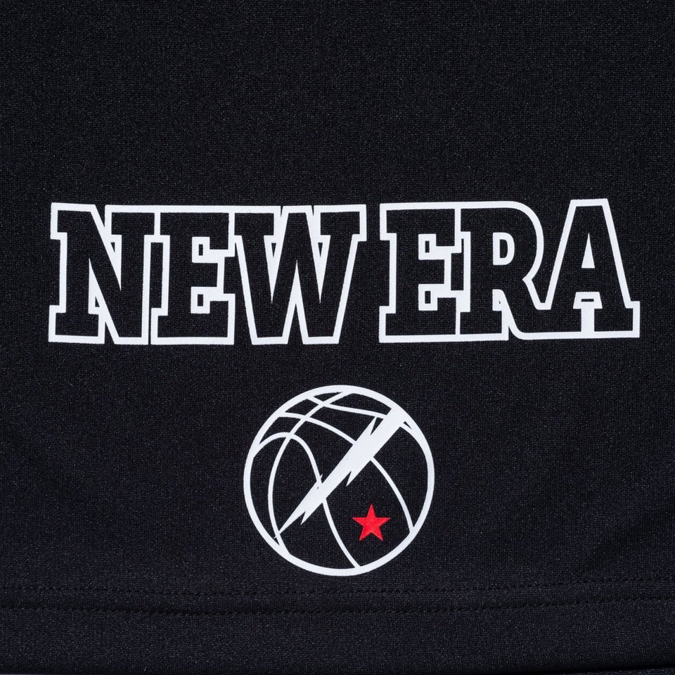 ハーフパンツ NEW ERA サンダーロゴ バスケットボール ブラック【NEW ERA BASKETBALL】 - 12852941-S | NEW ERA ニューエラ公式オンラインストア