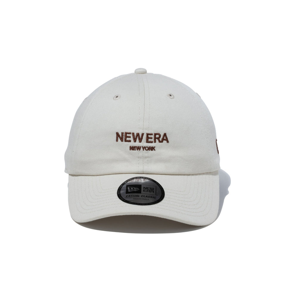 カジュアルクラシック NEW ERA NEW YORK アイボリー - 13059119-OSFM | NEW ERA ニューエラ公式オンラインストア