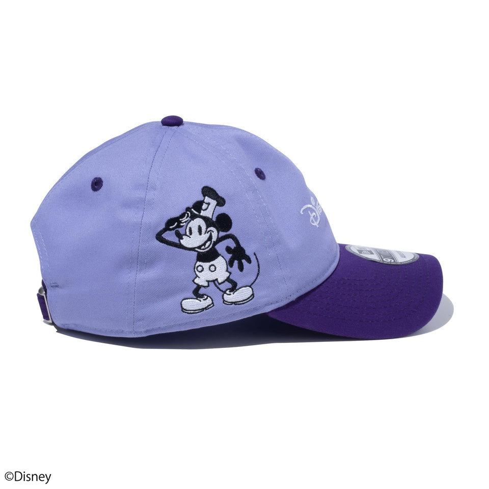 NEW ERA SHIBUYA / HARAJUKU LIMITED | 9TWENTY Disney 100th 蒸気船ウィリー ラベンダー - 13821748-OSFM | NEW ERA ニューエラ公式オンラインストア