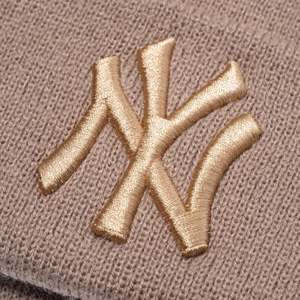 ベーシック カフニット New York Yankees ニューヨーク・ヤンキース ベージュ - 13328045-OSFM | NEW ERA ニューエラ公式オンラインストア