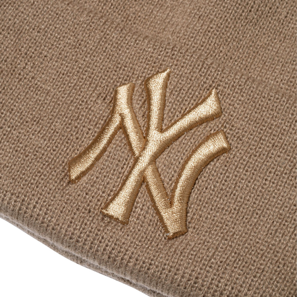 ベーシック カフニット New York Yankees ニューヨーク・ヤンキース ベージュ - 13751337-OSFM | NEW ERA ニューエラ公式オンラインストア