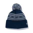 ポンポンニット Nordic Pattern ノルディックパターン ネイビー - 13751281-OSFM | NEW ERA ニューエラ公式オンラインストア