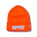 ベーシック カフニット NYC チャンキーロゴ 蛍光オレンジ - 12864441-OSFM | NEW ERA ニューエラ公式オンラインストア