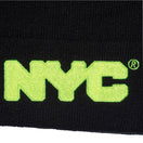 ベーシック カフニット NYC チャンキーロゴ ブラック × ネオンイエロー - 12864444-OSFM | NEW ERA ニューエラ公式オンラインストア