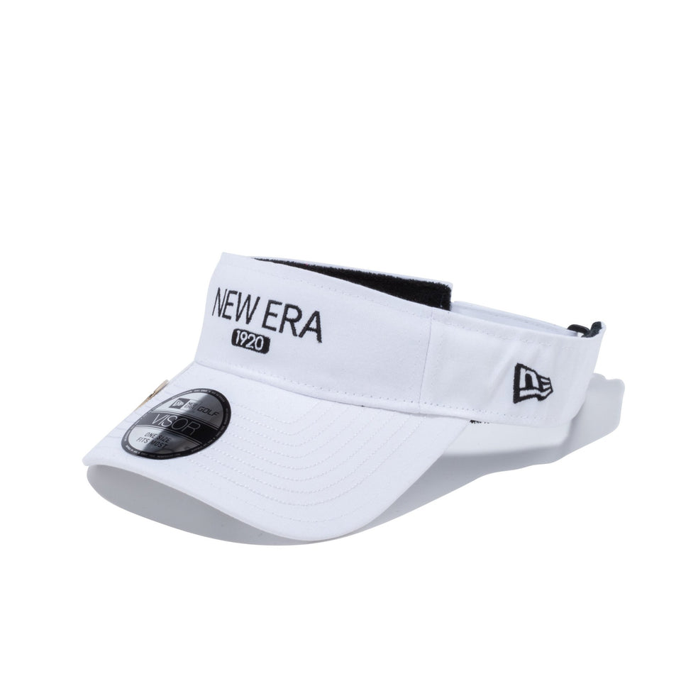【ゴルフ】 サンバイザー On Par ストレッチコットンウォッシャブル NEW ERA 1920 ホワイト - 12855076-OSFM | NEW ERA ニューエラ公式オンラインストア