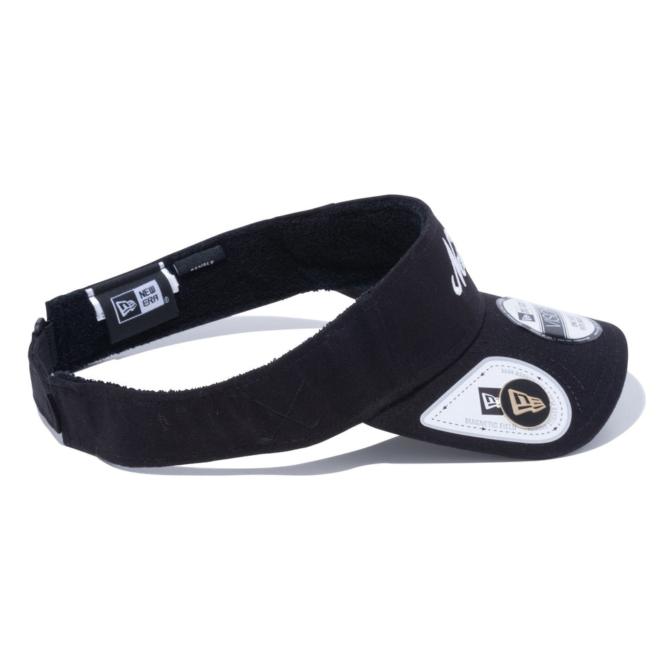 【ゴルフ】サンバイザー On Par Stretch Cotton Washable ストレッチコットン ウォッシャブル オールドロゴ ブラック - 13327842-OSFM | NEW ERA ニューエラ公式オンラインストア