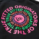 裏起毛 スウェット プルオーバー フーディー Originators of the True Fitted ブラック - 12542628-S | NEW ERA ニューエラ公式オンラインストア
