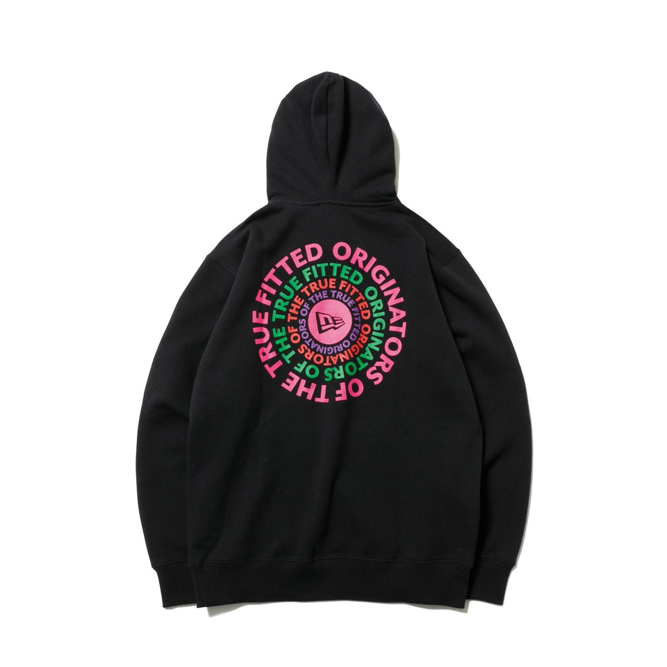 裏起毛 スウェット プルオーバー フーディー Originators of the True Fitted ブラック - 12542628-S | NEW ERA ニューエラ公式オンラインストア