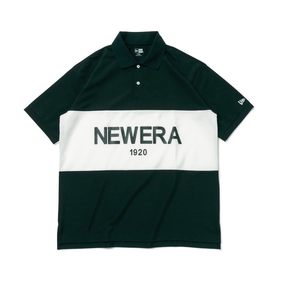ニューエラオーバーサイズドポロシャツ PanelLogo NEWERA1920