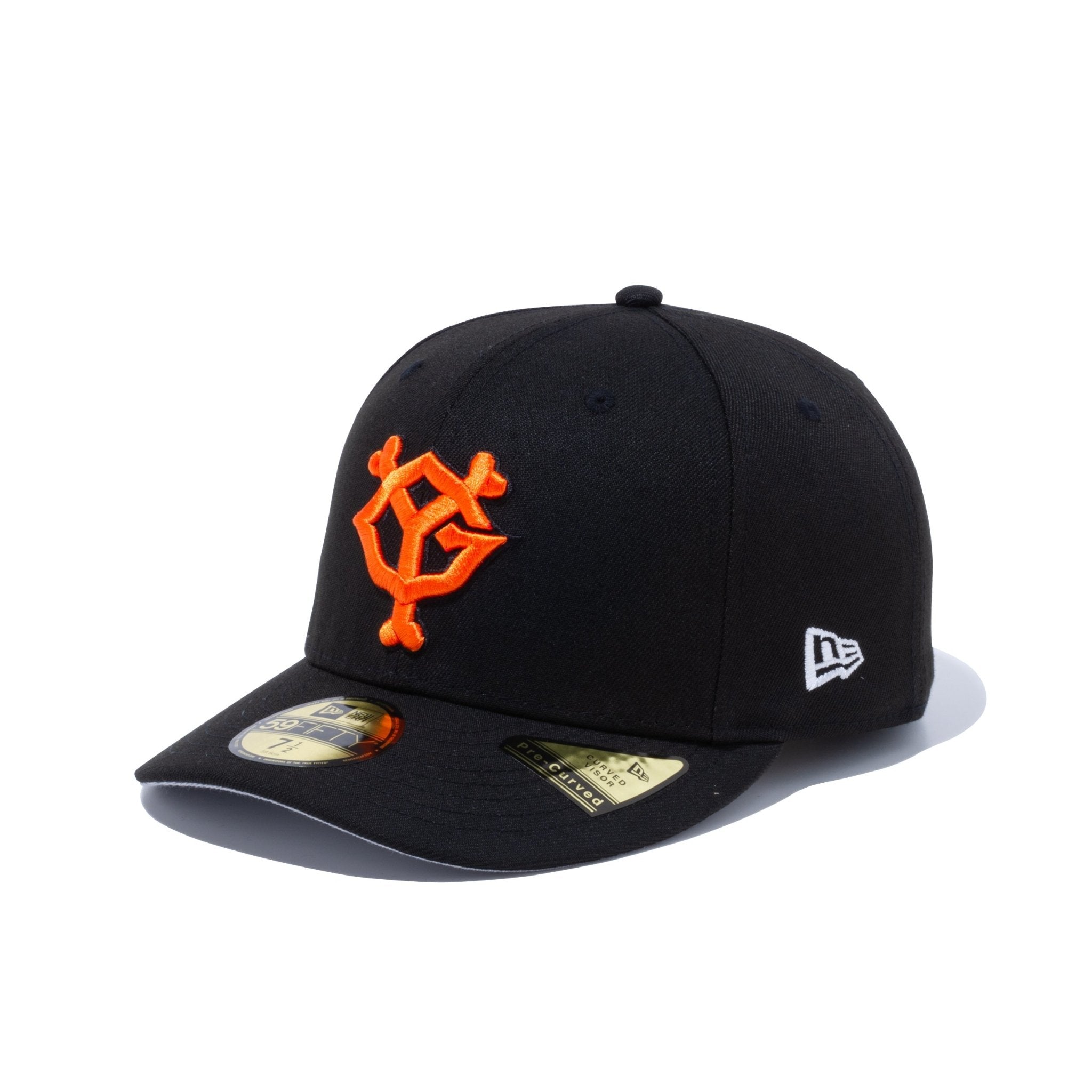 H-73ニューエラ ブラック×ブルーグリーンデカロゴKIDS用DCシューズCap