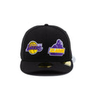 PC 59FIFTY XLARGE x NBA ロサンゼルス・レイカーズ ブラック - 13100123-700 | NEW ERA ニューエラ公式オンラインストア