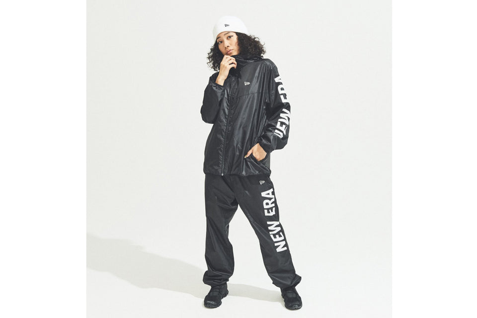 【 Performance Apparel 】 ウィンドジャケット ブラック × ホワイト - 11597594-S | NEW ERA ニューエラ公式オンラインストア