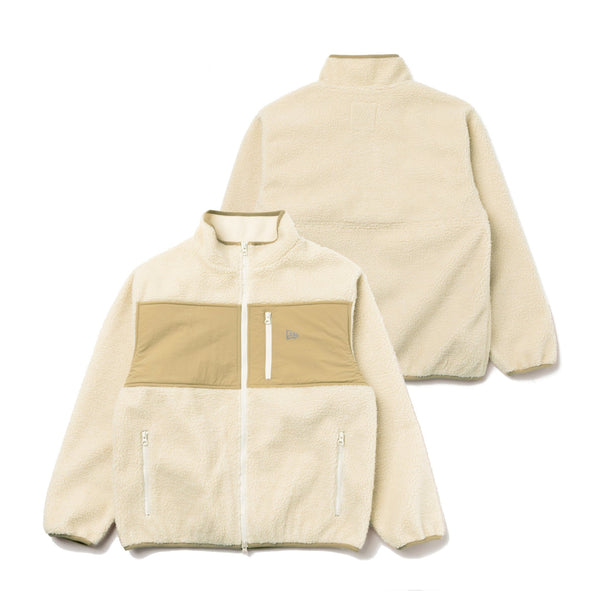 Naptime ボアジャケット　ベージュ ANAYI ジャケット ノーカラージャケット 「セットアップ対応商品