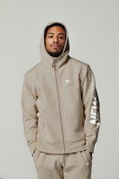 テックスウェット フルジップフーディー ベージュ × ホワイト 【 Performance Apparel 】 - 13870618-S | NEW ERA ニューエラ公式オンラインストア