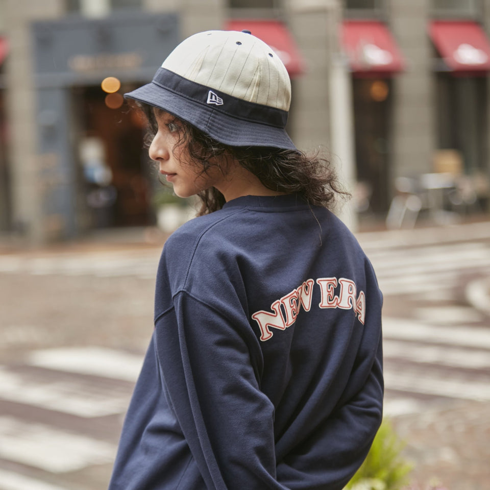 エクスプローラー Pinstripe ピンストライプ クロームホワイト ネイビーバイザー - 13750878-SM | NEW ERA ニューエラ公式オンラインストア