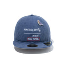 RC 59FIFTY Flat Visor JEAN MICHEL BASQUIAT ジャン=ミシェル・バスキア アシッドウォッシュ ネイビー - 13772359-700 | NEW ERA ニューエラ公式オンラインストア