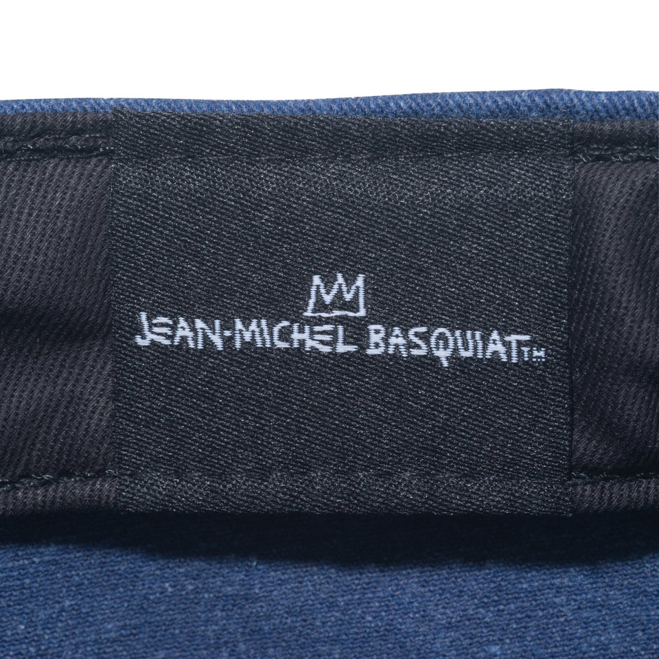 RC 59FIFTY Flat Visor JEAN MICHEL BASQUIAT ジャン=ミシェル・バスキア アシッドウォッシュ ネイビー - 13772359-700 | NEW ERA ニューエラ公式オンラインストア