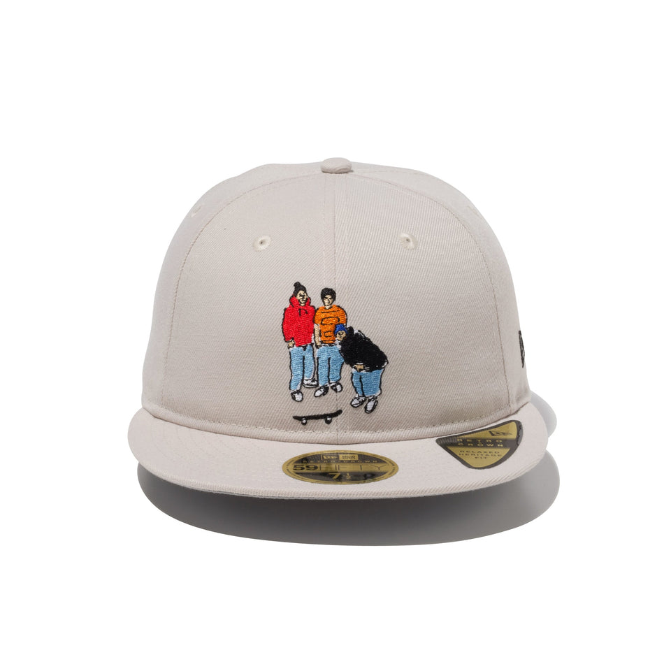 RC 59FIFTY GRAMAS SKATERS ストーン グレーアンダーバイザー - 13744013-700 | NEW ERA ニューエラ公式オンラインストア