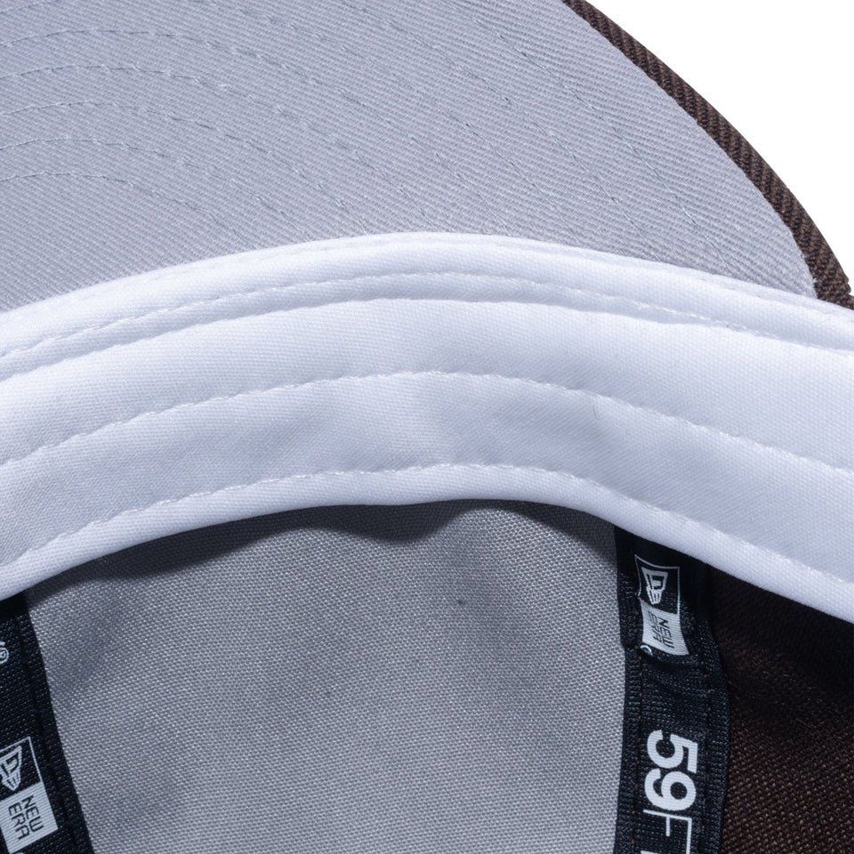 RC 59FIFTY Pocket Collection サンディエゴ・パドレス クーパーズタウン グレーアンダーバイザー - 13292076-700 | NEW ERA ニューエラ公式オンラインストア