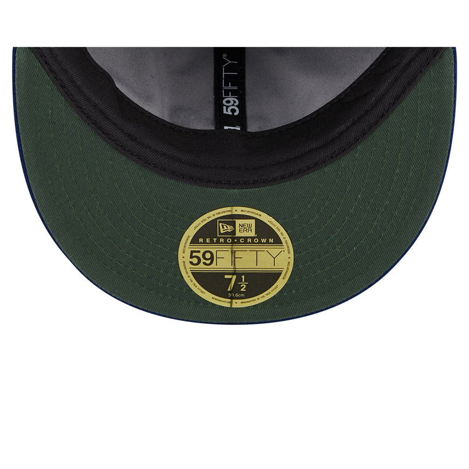 RC 59FIFTY Retro Crown Classic ブルックリン・ドジャース クーパーズタウン ブルー ケリーアンダーバイザー - 13497875-700 | NEW ERA ニューエラ公式オンラインストア