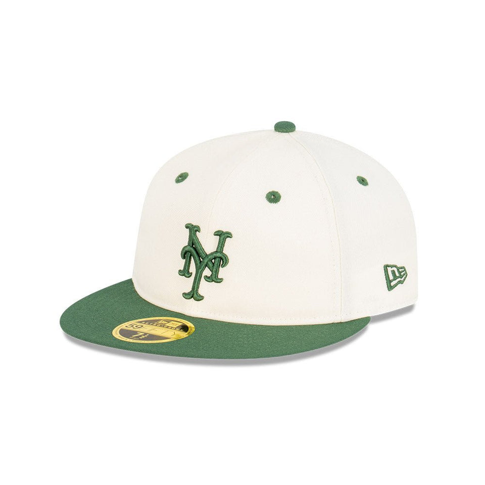 RC 59FIFTY Subway Series ニューヨーク・メッツ クロームホワイト グリーンバイザー
