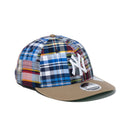 RC 9FIFTY Curved Visor Madras Check ニューヨーク・ヤンキース ダークマドラスチェック カーキバイザー レザーストラップ - 13515711-OSFM | NEW ERA ニューエラ公式オンラインストア