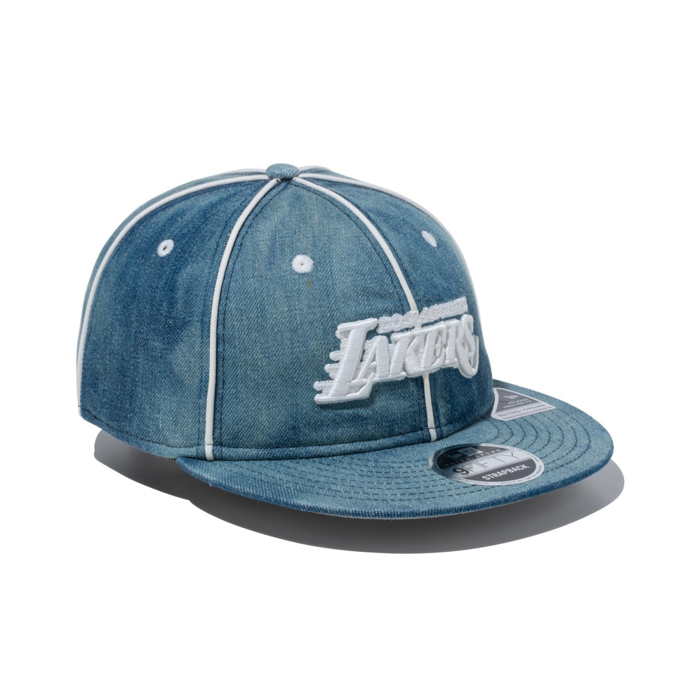 RC 9FIFTY Retro Series ロサンゼルス・レイカーズ ウォッシュドデニム - 13515713-OSFM | NEW ERA ニューエラ公式オンラインストア