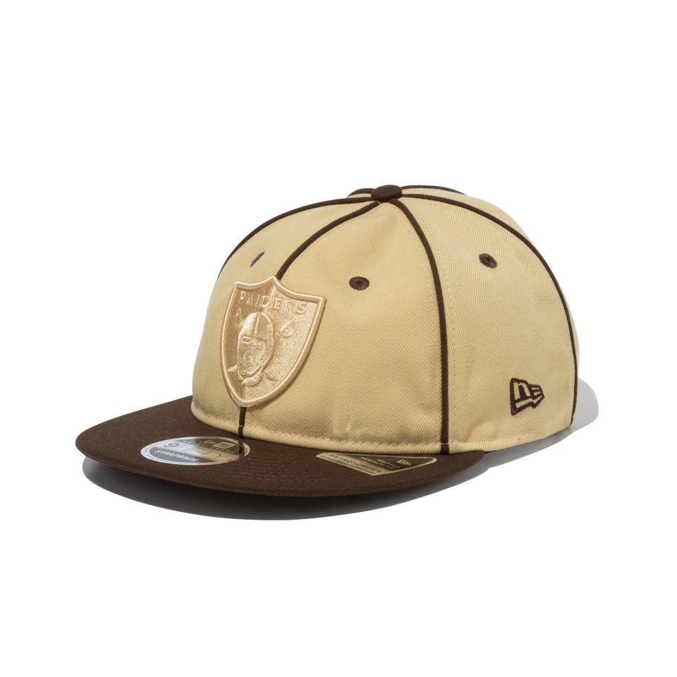 RC 9FIFTY Retro Series ラスベガス・レイダース ベガスゴールド ウォルナットバイザー - 13515716-OSFM | NEW ERA ニューエラ公式オンラインストア