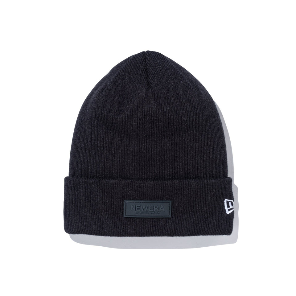 ベーシック カフニット Rubber Patch ラバーパッチ ブラック - 13751327-OSFM | NEW ERA ニューエラ公式オンラインストア