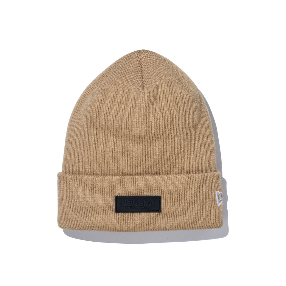 ベーシック カフニット Rubber Patch ラバーパッチ ベージュ - 13751328-OSFM | NEW ERA ニューエラ公式オンラインストア