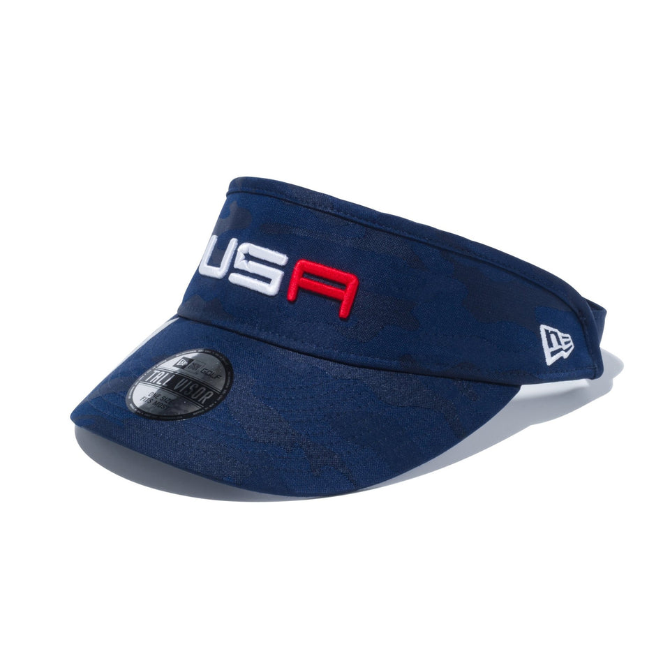 【ゴルフ】 サンバイザー RYDER CUP 2020 USA ブルージャガードカモ - 12541480-OSFM | NEW ERA ニューエラ公式オンラインストア