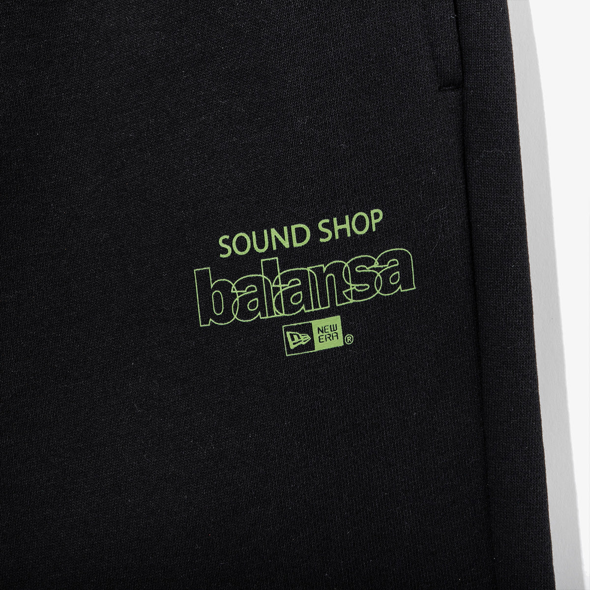 スウェットパンツ SOUND SHOP balansa ブランドロゴ ブラック 8