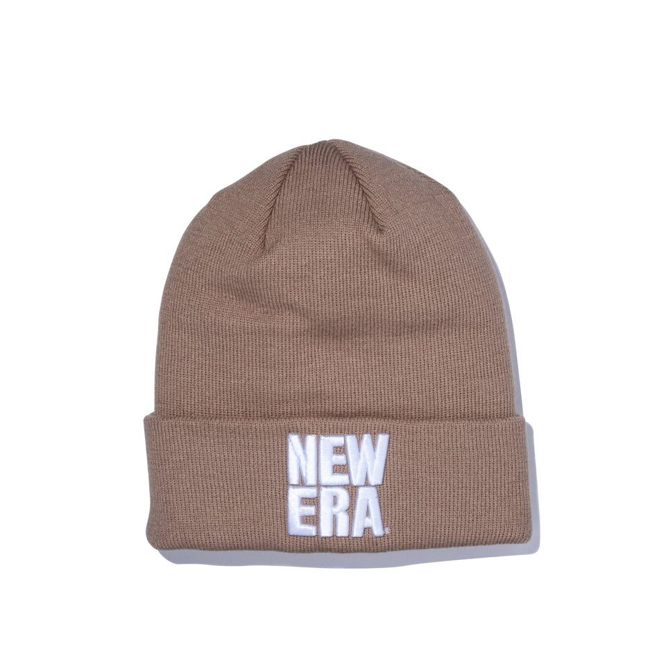 ベーシック カフニット Square New Era スクエアニューエラ ベージュ - 13328031-OSFM | NEW ERA ニューエラ公式オンラインストア