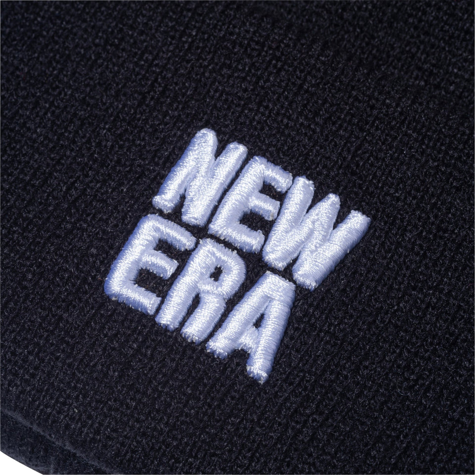 ベーシック カフニット Square New Era スクエアニューエラ ブラック × スノーホワイト - 13751313-OSFM | NEW ERA ニューエラ公式オンラインストア