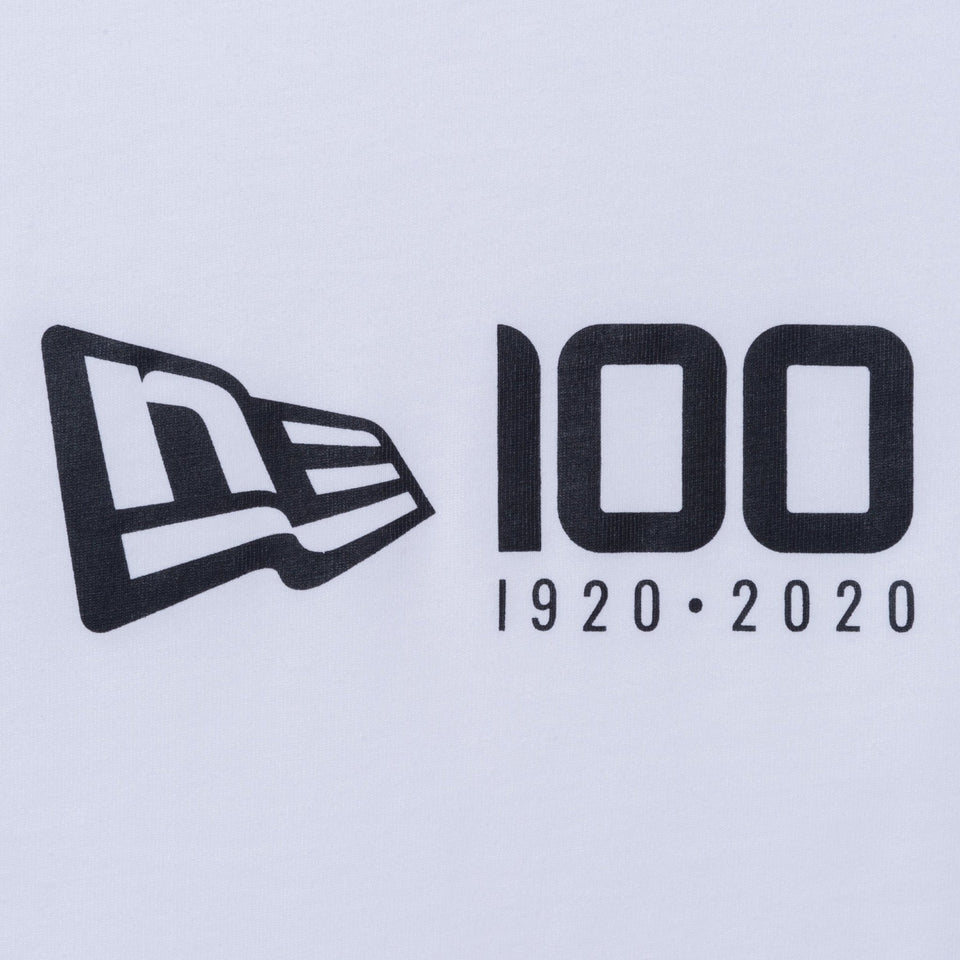 コットン Tシャツ ニューエラ 100周年ロゴ ホワイト レギュラーフィット - 12325193-S | NEW ERA ニューエラ公式オンラインストア