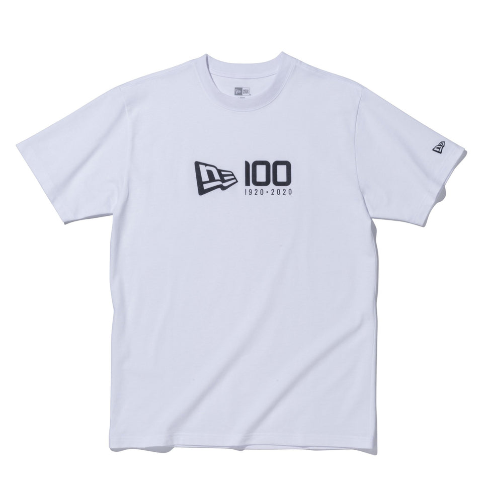 コットン Tシャツ ニューエラ 100周年ロゴ ホワイト レギュラーフィット - 12325193-S | NEW ERA ニューエラ公式オンラインストア