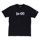 コットン Tシャツ ニューエラ 100周年ロゴ ブラック レギュラーフィット - 12325194-S | NEW ERA ニューエラ公式オンラインストア
