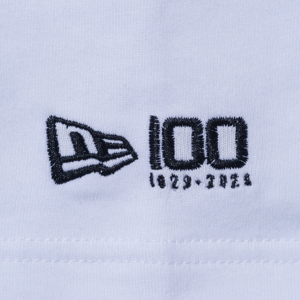 【ストア限定】半袖 コットンTシャツ ニューエラ 100周年ロゴ キャップ ホワイト レギュラーフィット - 12543904-S | NEW ERA ニューエラ公式オンラインストア