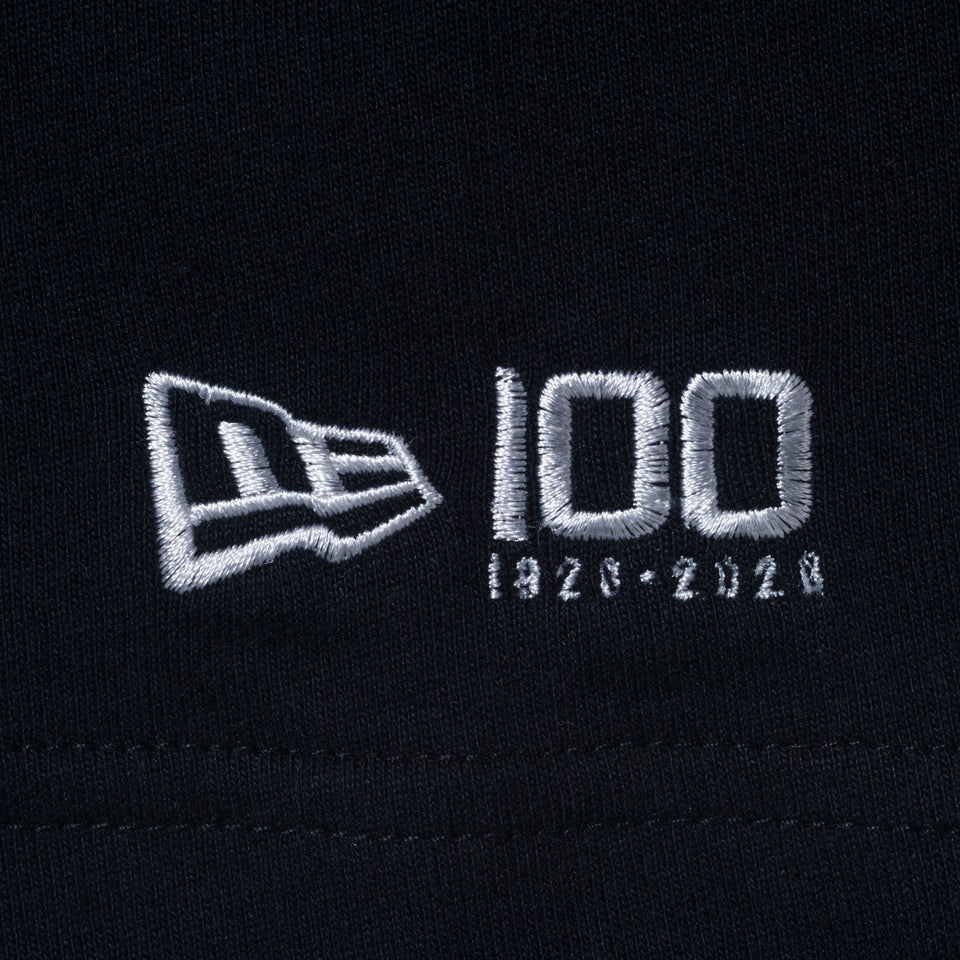 【ストア限定】半袖 コットンTシャツ ニューエラ 100周年ロゴ キャップ ブラック レギュラーフィット - 12543905-S | NEW ERA ニューエラ公式オンラインストア