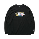 長袖 コットン Tシャツ オールドロゴパッチ ブラック レギュラーフィット - 12325229-S | NEW ERA ニューエラ公式オンラインストア