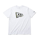 半袖 パフォーマンス Tシャツ トライバルカモ フラッグロゴ ホワイト レギュラーフィット - 12542600-S | NEW ERA ニューエラ公式オンラインストア