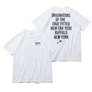 半袖 コットン Tシャツ タイポグラフィー ホワイト レギュラーフィット - 12855316-S | NEW ERA ニューエラ公式オンラインストア