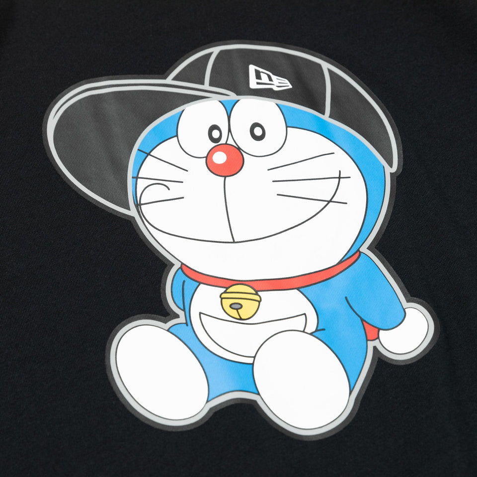 半袖 コットン Tシャツ ドラえもん ブラック レギュラーフィット - 13056148-S | NEW ERA ニューエラ公式オンラインストア