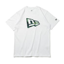 半袖 パフォーマンス Tシャツ ボタニカル フラッグロゴ ホワイト レギュラーフィット - 13061439-S | NEW ERA ニューエラ公式オンラインストア