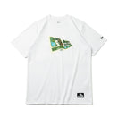 半袖 パフォーマンス Tシャツ キャンプサイト フラッグロゴ ホワイト レギュラーフィット 【ニューエラ アウトドア】 - 13061537-S | NEW ERA ニューエラ公式オンラインストア