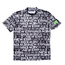 【ゴルフ】半袖 ミドルネック テック Tシャツ オールオーバーロゴ ブラック - 13272881-S | NEW ERA ニューエラ公式オンラインストア