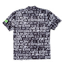 【ゴルフ】半袖 ミドルネック テック Tシャツ オールオーバーロゴ ブラック - 13272881-S | NEW ERA ニューエラ公式オンラインストア